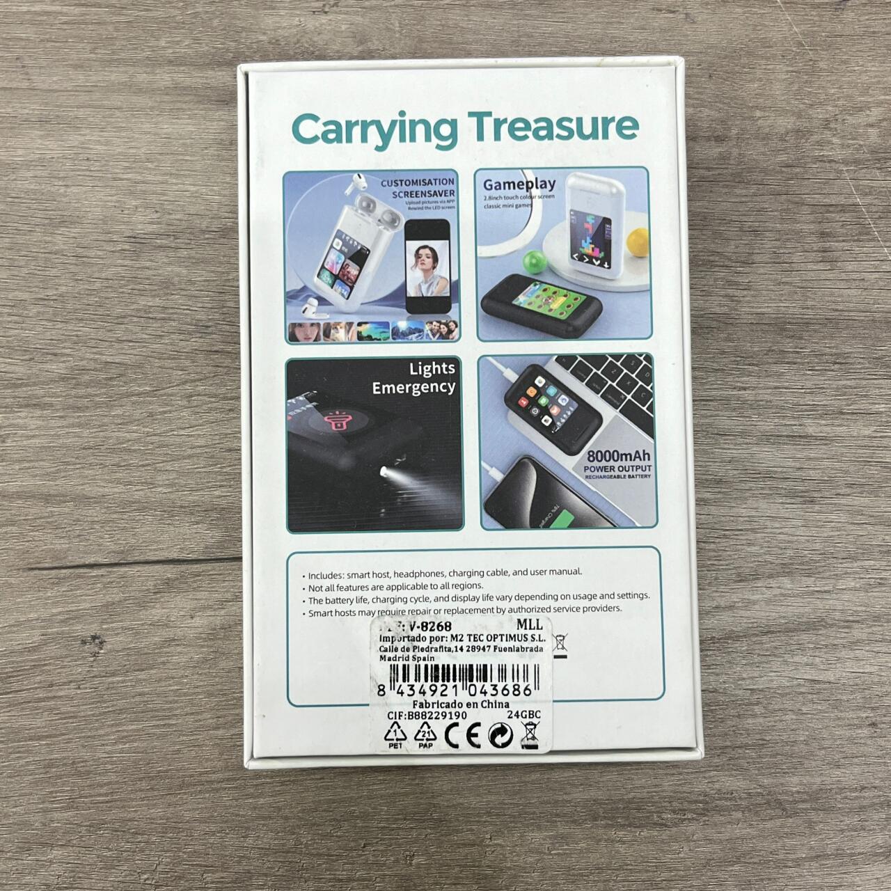 PowerSound Pro 8000™ – Powerbank + Auriculares TWS con Linterna y Pantalla LCD