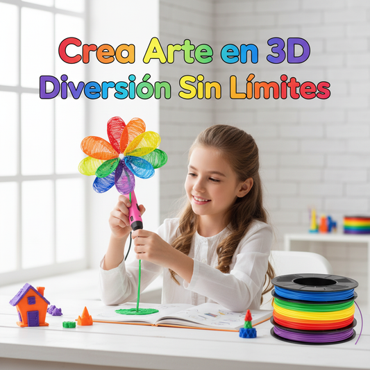 Banner con texto arriba - Crea Arte en 3D