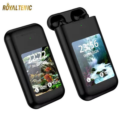 PowerSound Pro 8000™ – Powerbank + Auriculares TWS con Linterna y Pantalla LCD